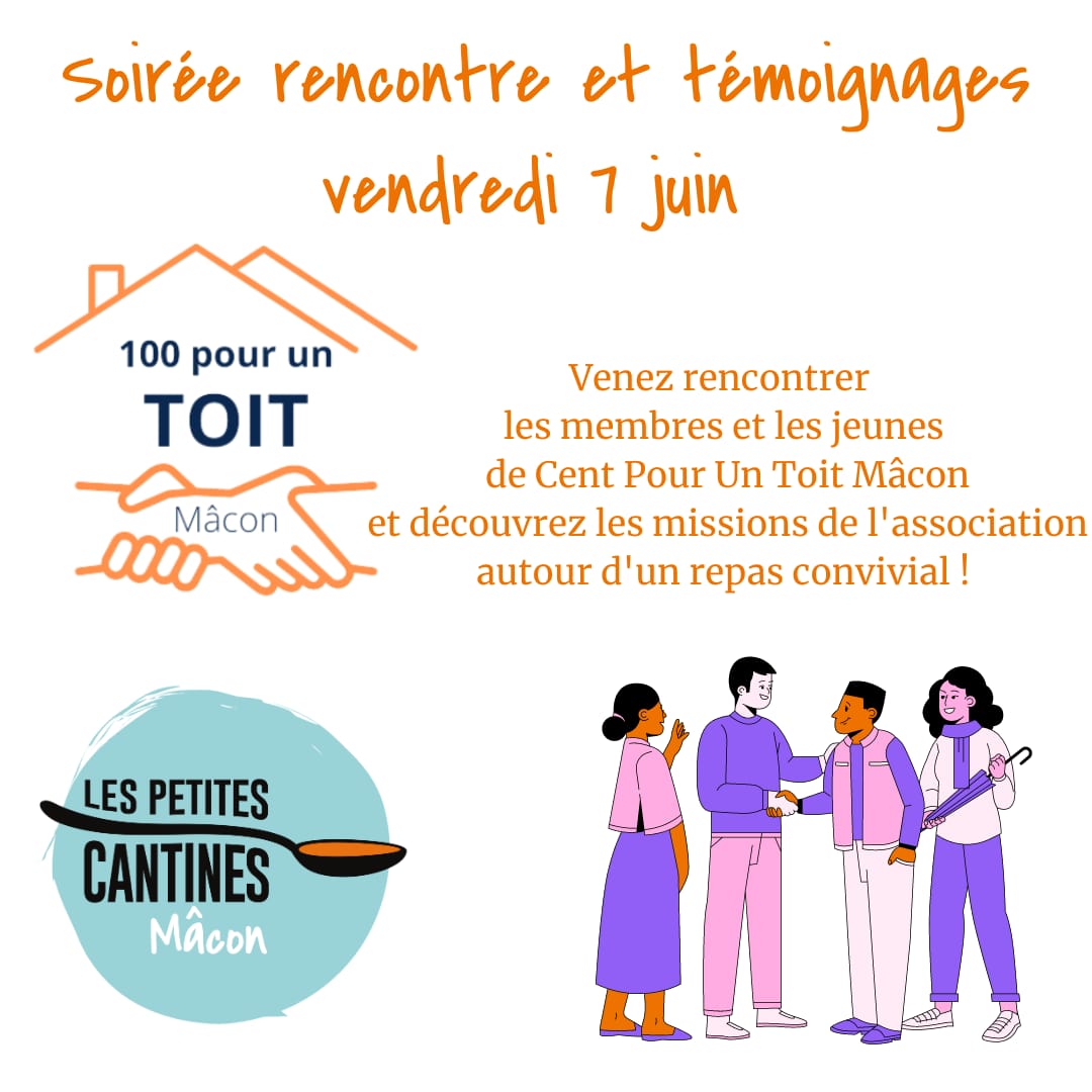 Un moment de convivialité le vendredi 7 Juin à Mâcon avec l’association Les Petites Cantines !